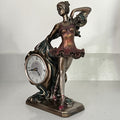 WFL Ballerina Quarts Mantle Clock