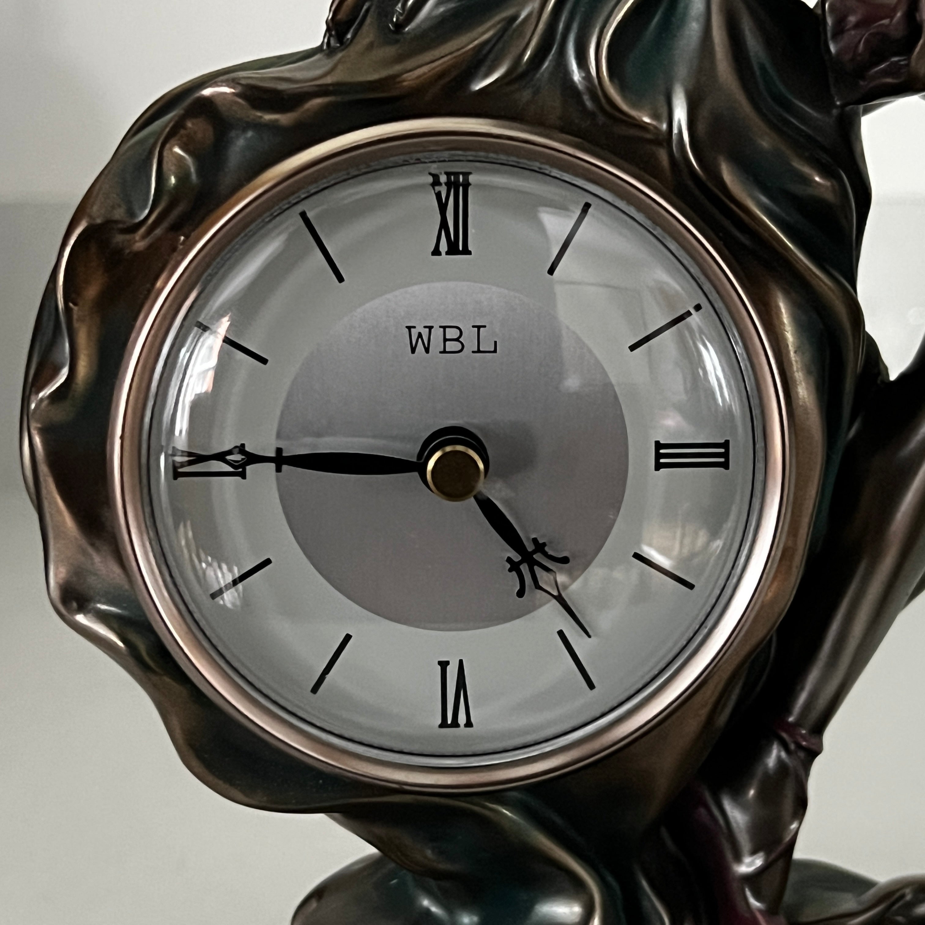 WFL Ballerina Quarts Mantle Clock