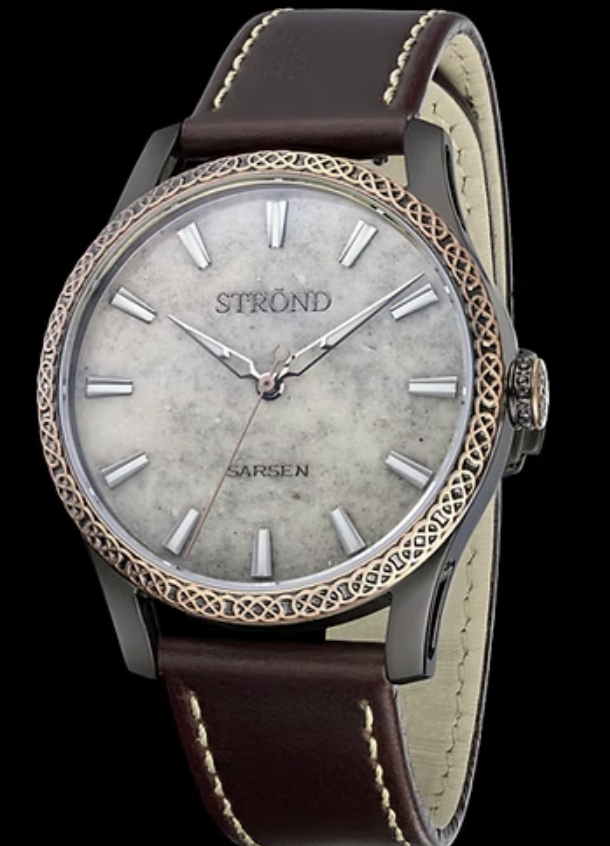 Strond - SARSEN Automatic, gunmetal case/antique copper bezel watch