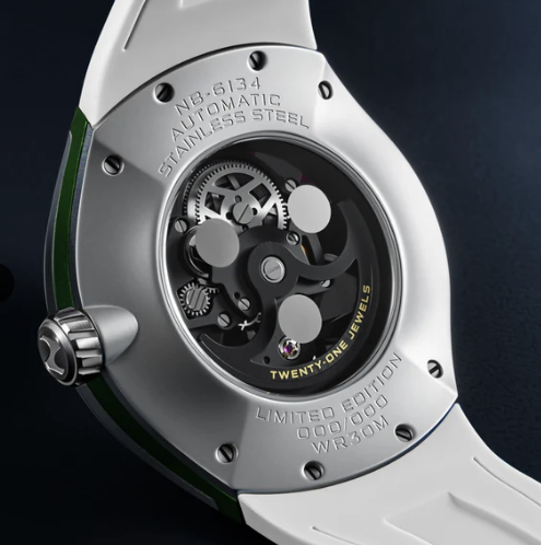 Neubo Watches - Solar White Ulysses Automatic Limited Edition
