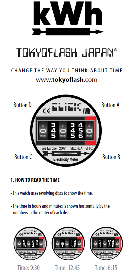 TokyoFlash Japan - KWH Revolving Watch