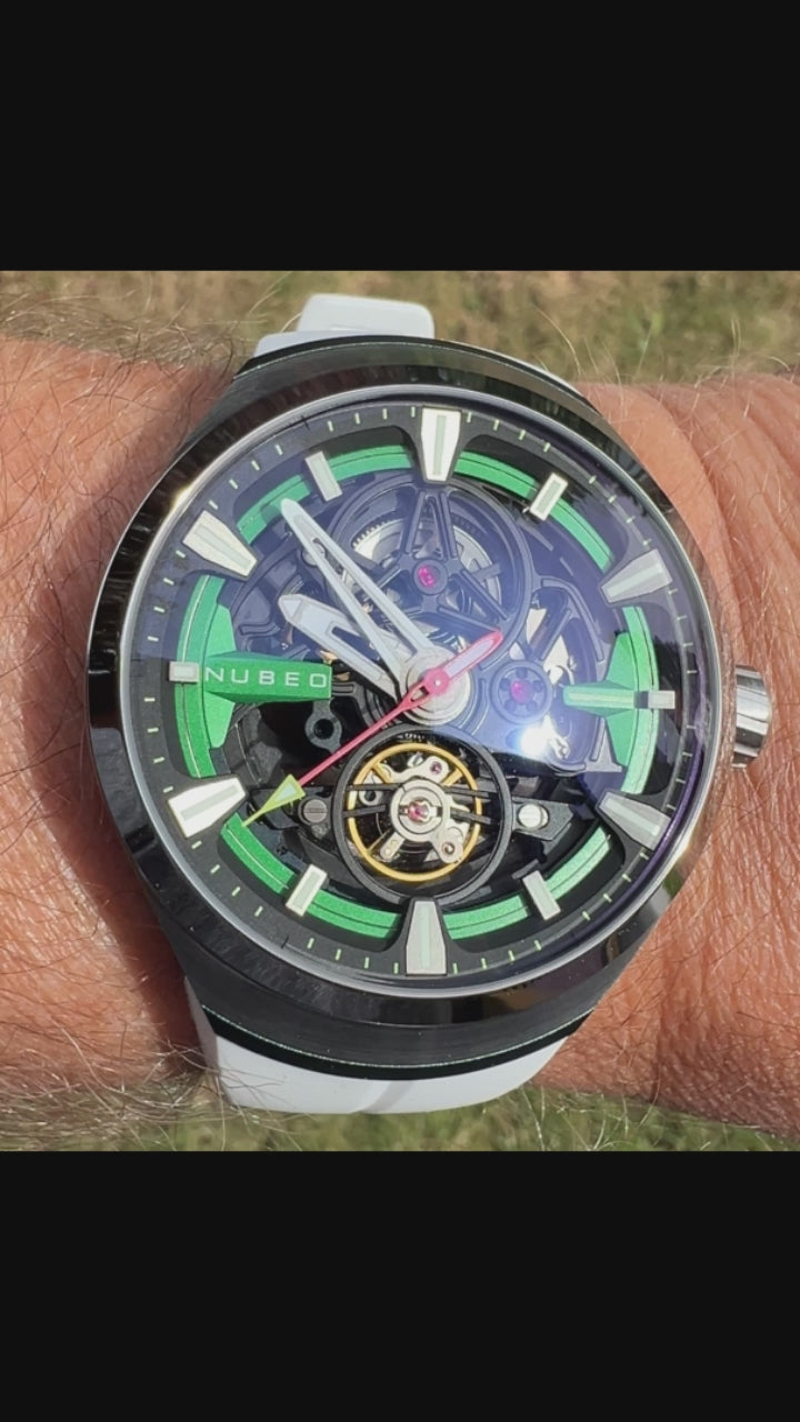 Neubo Watches - Solar White Ulysses Automatic Limited Edition